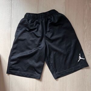 Jordan Black Athletic Shorts with Logo